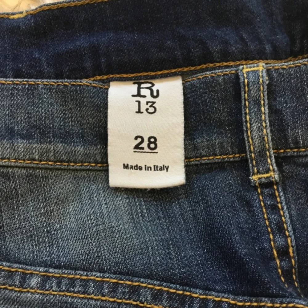 R13 Relaxed Skinny Boyfriend Jeans - Picture 16 of 16